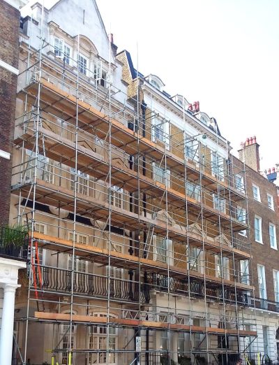 Scaffolding in Central London